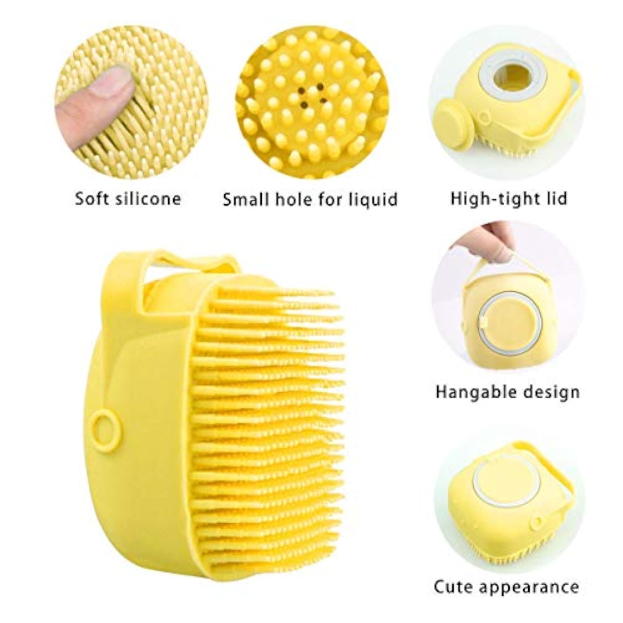 Silicone Hair Scalp Massage & Bathing Brush